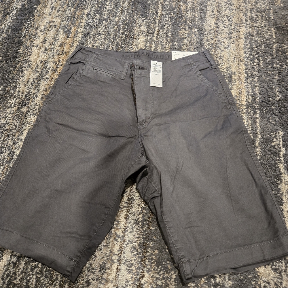 Gray Casual Shorts